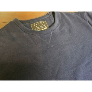 Jachs New York Sweatshirt Men Large Navy Crewneck Long Sleeve Outdoor Pullover